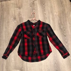 🎄✨BeachLunchLounge Classic Plaid Flannel SZ M✨🎄
